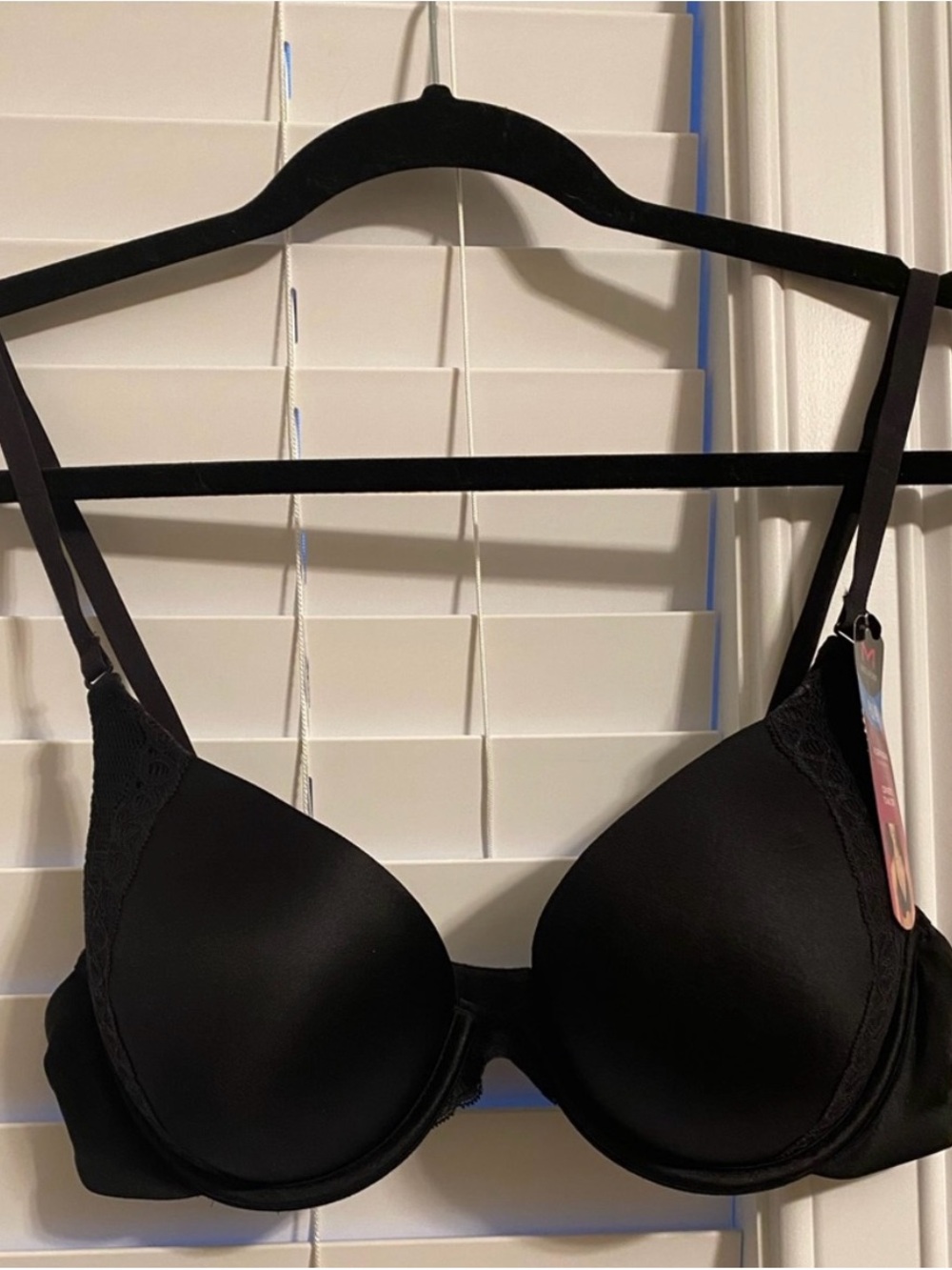 Maidenform Love Lift Natural Boost bra push up Convert ToHalter Black 36B NWT